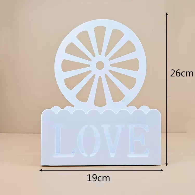 Free Shipping Home Decor Artificial Flowers Hanging Love Box Wall Decor No Drilling Hook