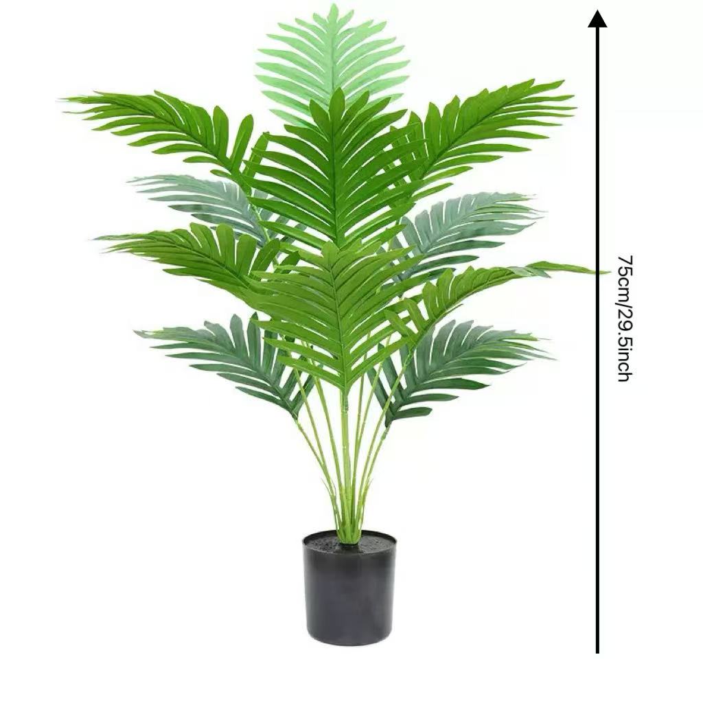Free Shipping Tall Green Plants Without POT Home Decor Artificial Flowers Plants 60-80cm